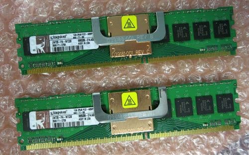 2 x Dell UW728 Poweredge 2950 Server Kingston 1GB PC24200 DDR2 Memory D39181-001