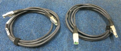 2 x EMC HSSDC To HSSDC 2M Cable 038-003-509 Symmetrix Dell RAID Array Network