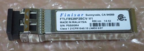 2 x Finisar FTLF8524P2BCV-N1 1GB 850NM 500M FC SFP Optical Transceiver Module