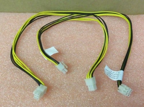 2 x Fujitsu 3.5-inch HDD 66cm MOBO to Backplane Power Cable T26139-Y3939-V503