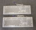 2 x Fujitsu Siemens S26381-K360-V165 White PS/2 Wired Keyboard QWERTY UK Layout