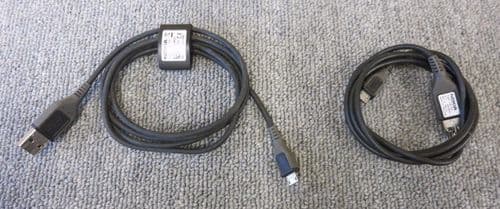 2 x Genuine Nokia CA-101 Black Micro USB 1M High Speed Charger Data Sync Cable