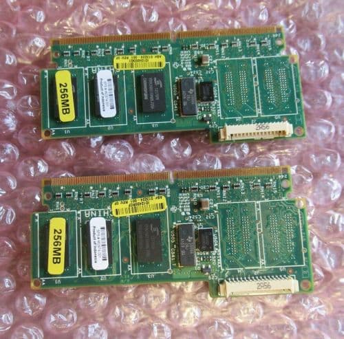 2 x HP 462974-001 Smart Array 256MB Cache Module For P-Series Controller Only