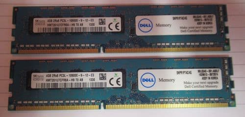 2 x Hynix HMT351U7CFR8A-H9 99L0340-001 4GB PC3-10600 1333MHz CL9 240P Memory