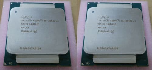 2 x INTEL E5-2650L v3 12 CORES XEON SR1Y1 PROCESSOR 1.8GHZ 30MB LGA2011 CPU