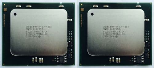 2 x Intel E7-4860 2.26GHz Turbo 2.66GHz 6.4GT/s 10 Core 24MB SLC3S CPU Processor