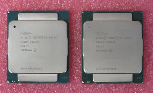 2 x Intel Xeon 6-Core E5-2603 v3 1.6GHz 15MB Cache FCLGA2011 CPU Processor SR20A