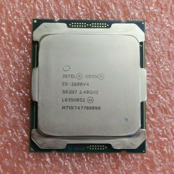 2 x Intel Xeon E5-2680 v4 14-Core 2 40GHz 35MB Cache SR2N7 CPU Processor