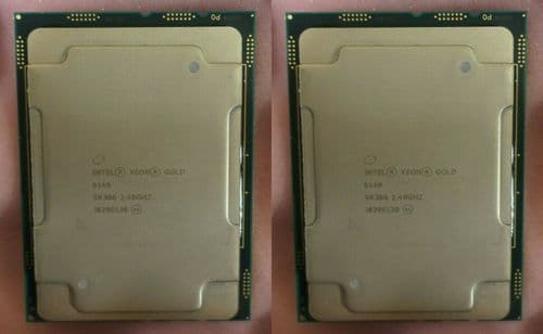 2 x Intel Xeon Gold 6148 Twenty-Core 2.40GHz Server CPU Processor SR3B6 LGA3647 - 202898283324