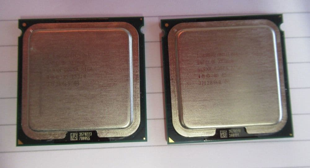 2 x Intel Xeon SL9XR E5310 Quad-Core 1 60GHz 1066MHz FSB 8MB L2 LGA771 ...
