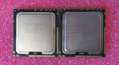 2 x Intel Xeon X5670 6-Core 2.93GHz 12MB 6.4GT/s LGA1366 CPU Processor SLBV7