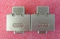 2 x JAE DE-C8-J9 9 Contact Straight Polymer D-sub Connector Backshell Connector