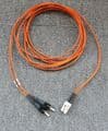 2 x LC To ST 62.5/125 OM1 Duplex Multimode Fibre Optic 3M Cable Orange