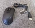 2 x Microsoft 1405 X821422 Black Optical USB Wired 3-Button Scroll Wheel Mouse