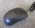 2 x Microsoft 1405 X821422 Black Optical USB Wired 3-Button Scroll Wheel Mouse