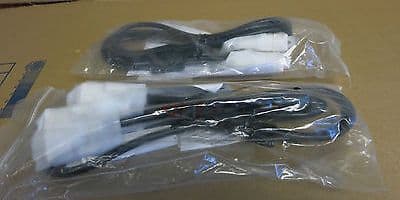 2 x NEW Dell Single Link DVI-D Male -Male 18pin Black 6ft Cable - 6715009017P21