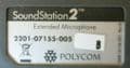2 x Polycom 2201-07155-005 SoundStation2 Extended Microphone And Cables