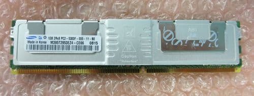 2 x Samsung M395T2953EZ4-CE65 1GB PC2-5300F CL5 Fully Buffered Memory FB-DIMM