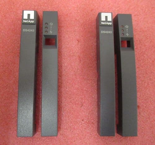 2 x sets NetApp 411-00143-A0 411-00144-A0 DS4243 Front Left Right End Cap Bezel