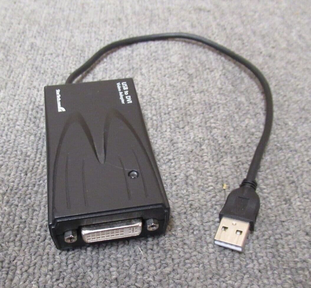 2 x StarTech D6E3F5TI96 CONV-USB2DVI USB To DVI Dual Multi Monitor ...