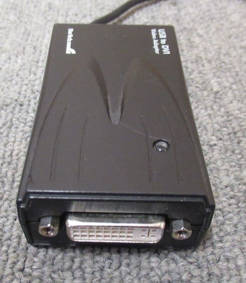 2 x StarTech D6E3F5TI96 CONV-USB2DVI USB To DVI Dual Multi Monitor ...