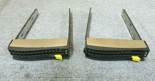 2 x SuperMicro 01-SC93301-XX00C003 3.5" Hot-Swap SAS SATA Hard Drive Caddy Tray