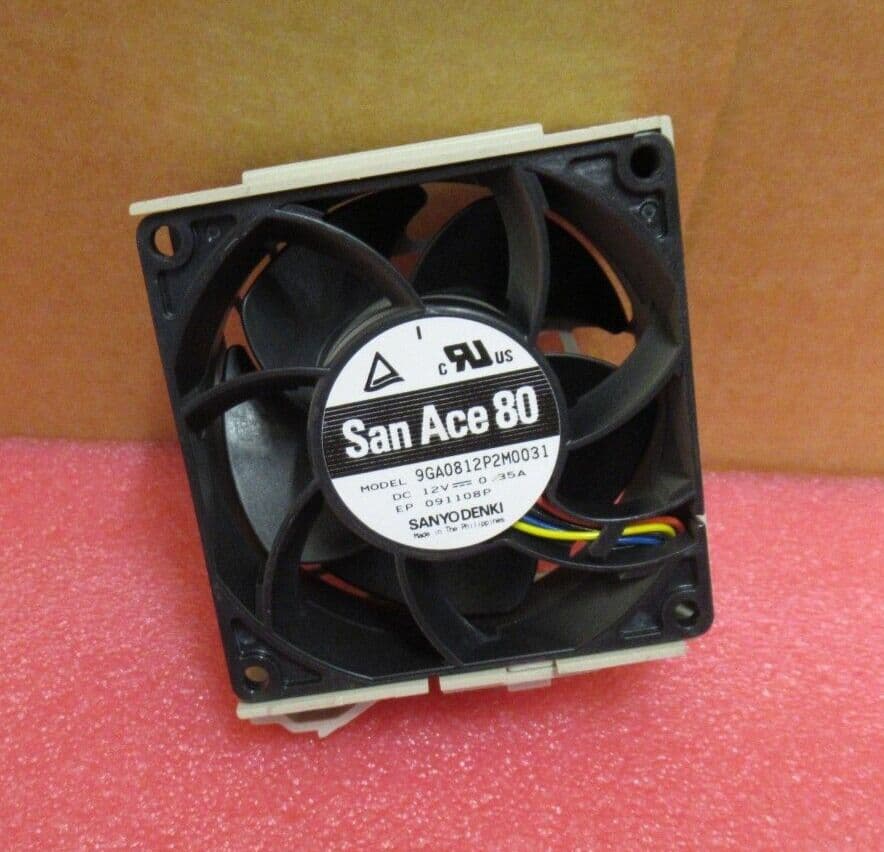 2 x Supermicro 9GA0812P2M0031 FAN-0125L4 80mm Hot-Swap Exhaust Axial ...