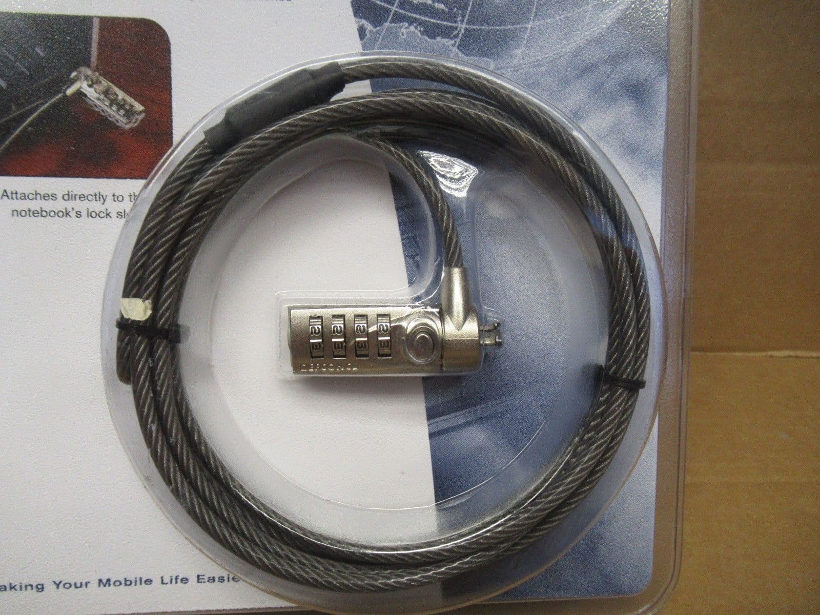 2 x Targus Defcon CL Cable Lock Notebook/ Desktop PC 2 1 Galvanized