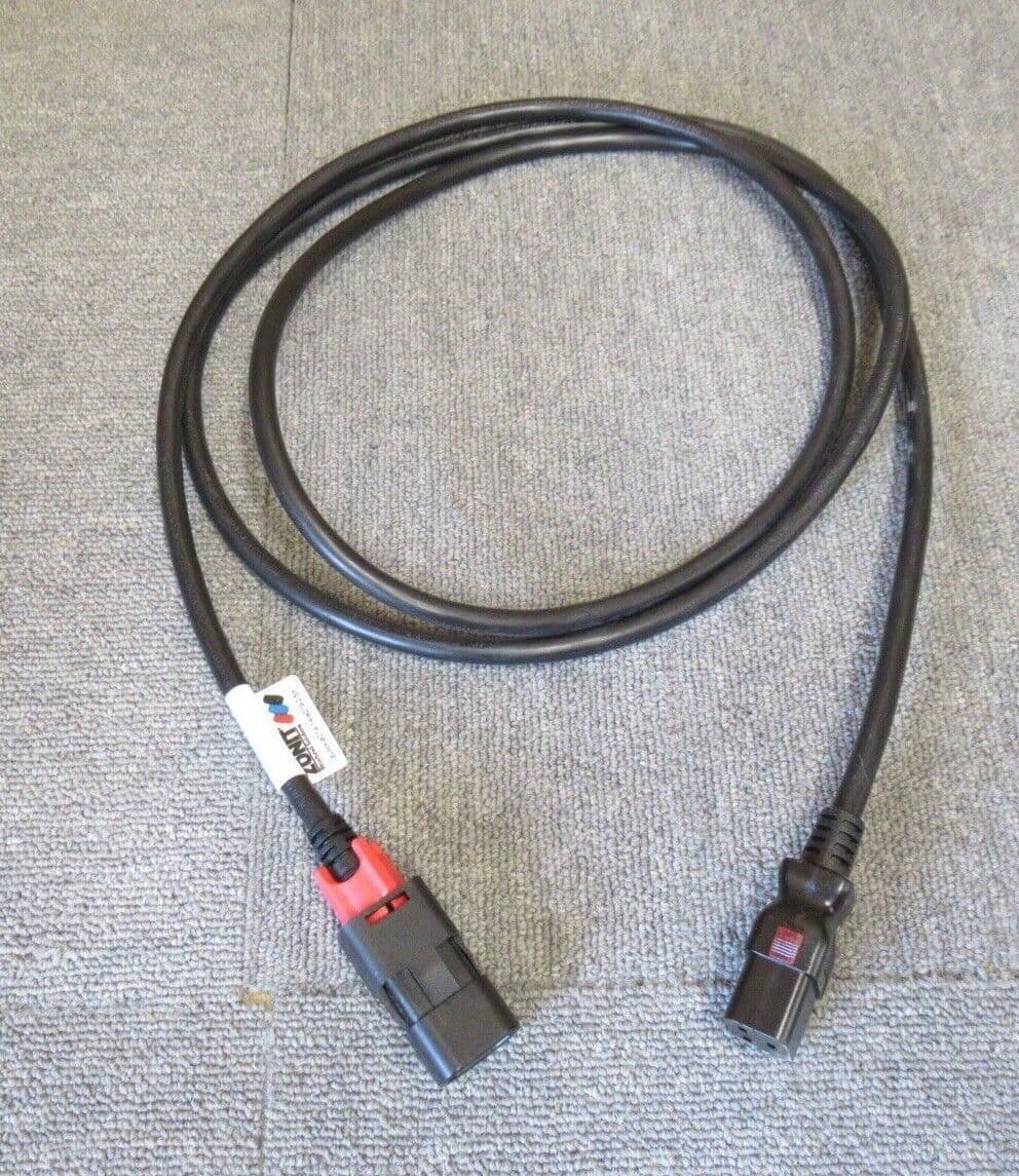 2 x Zonit zLockzC1414aC192 5m IEC Dual Locking Cable 2 5M Black C14