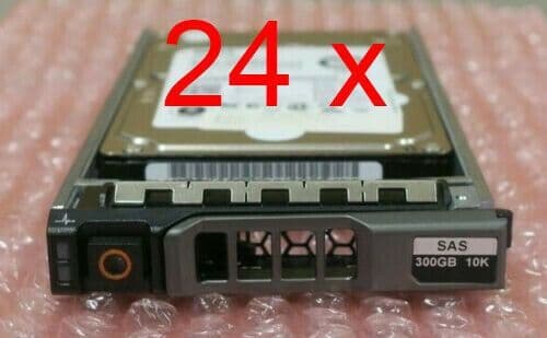 24 x Dell 300GB SAS 10k 6G 2.5