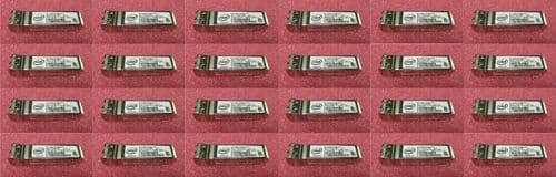 24x Dell Intel FTLX8571D3BCVIT1 10GBASE-SR SFP+ Transceiver Module 850nm Y3KJN