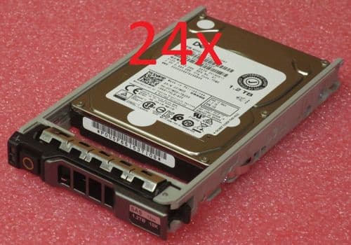 24x Dell Poweredge 1.2TB 10K SAS 12G 2.5" 12Gb/s HDD 01M0D In 12/13th Gen Caddy
