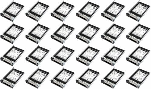 24x New Dell 240GB 2.5" SATA 6Gb/s 3D MLC NAND SSD MZ7LM240HMHQ0D3 24RW7
