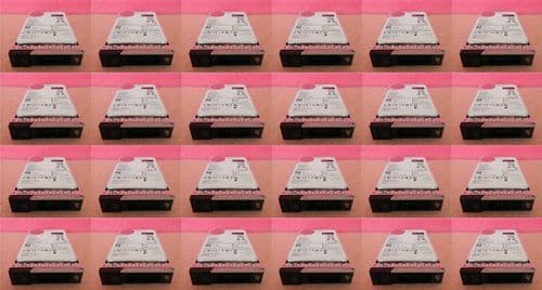 24x New Dell Seagate Exos 16TB 7.2K SATA 6G 3.5" 512e Hard Drive 39XRY + Caddy