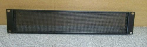 2U 19" Black Mesh Vented Rack Mount Data Caninet Blanking Panel