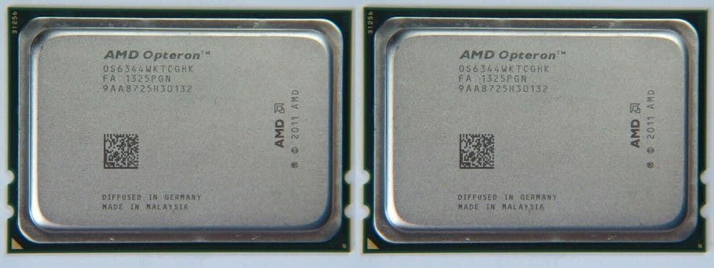 2x AMD OPTERON 12-CORE PROCESSOR 12C 6344 2.6GHZ 16MB L3 CACHE CPU OS6344WKTCGHK