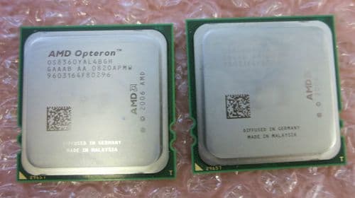 2x AMD Opteron 8360SE THIRD GENERATION 2.5Ghz Quad Core OS8360YAL4BGH Server CPU