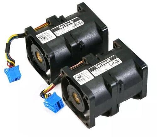 2x Dell Poweredge R410 CPU System Cooling Fan Assembly 12V 1.2A 30 CFM G865J