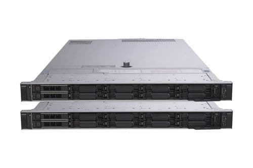 2x Dell PowerEdge R640 2x 12C Gold 5118 128GB Ram 2x 600GB HDD 10-Bay 1U Server
