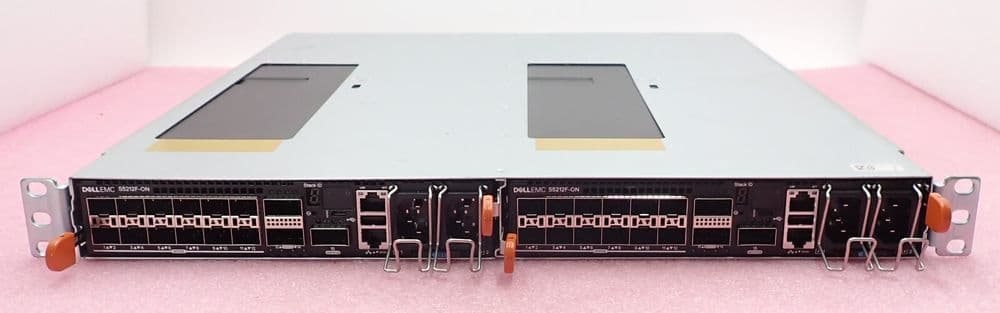 2x Dell PowerSwitch S5212F-ON 12x 25Gb SFP28 3x 100Gb QSFP28 Switch ...