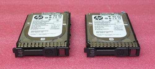 2x HPE 1TB 2.5" SATA 6GB/s 7.2K 64MB Server Gen8/9/10 655710-B21 656108-001 HP