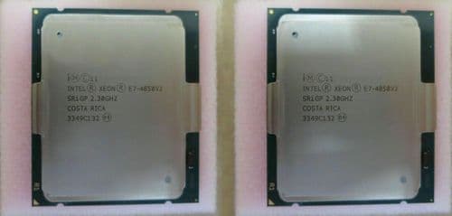 2x Intel Xeon 12-Core E7-4850v2 2.30GHz SR1GP LGA2011 37.5MB Cache Processor CPU