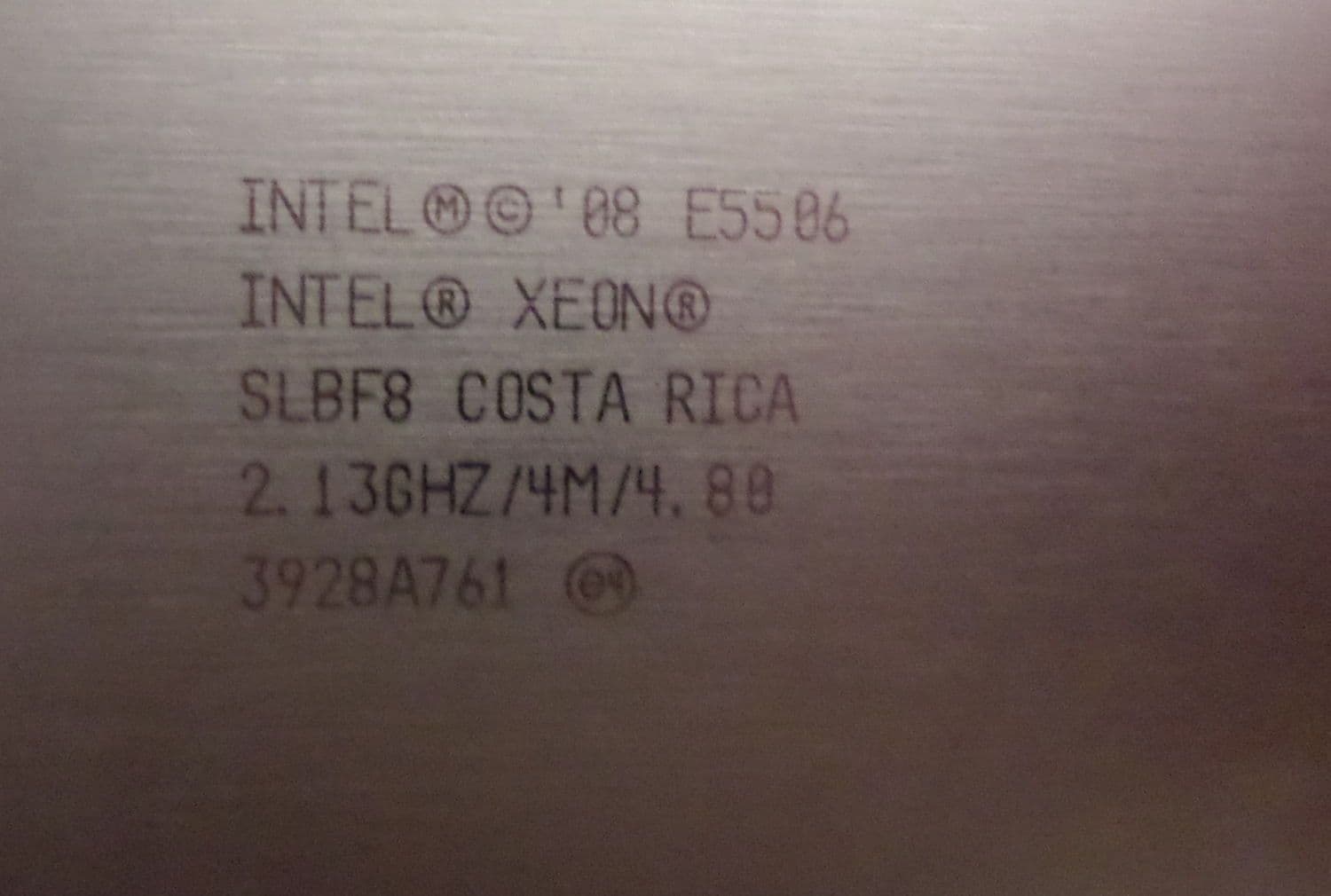 2x Intel Xeon E5506 2 13GHz Quad Core 4MB Cache CPU Processor SLBF8 LGA1366