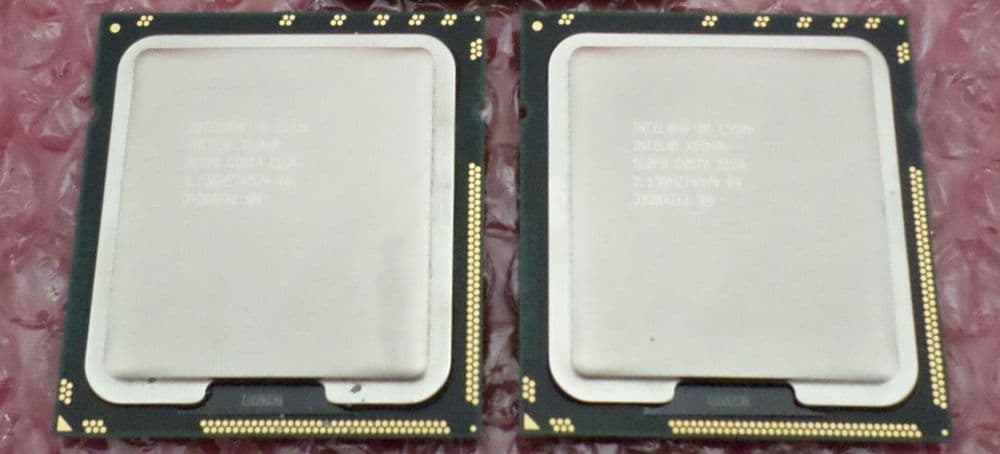 2x Intel Xeon E5506 2 13GHz Quad Core 4MB Cache CPU Processor SLBF8 LGA1366
