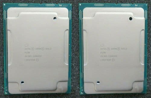 2x Intel Xeon Gold 6138 20-Core 2.0GHz Server CPU Processor 27.5MB SR3B5 LGA3647