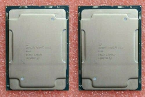 2x Intel Xeon Gold 6140 18Core 2.3GHz Server CPU Processor 24.75MB SR3AX LGA3647