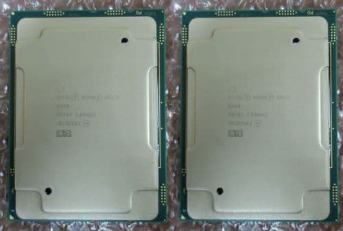 2x Intel Xeon Gold 6240 18Core 2.6GHz Server CPU Processor 24.75MB SRF8X LGA3647