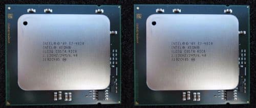 2x Intel Xeon Processor 8 Core E7-4830 2.13GHz 6.40 GT/s 24M Cache CPU QPI SLC3Q