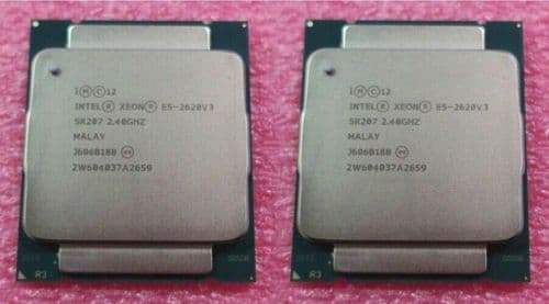 2x Intel Xeon Six Core E5-2620v3 2.40GHz 15M Cache LGA2011-3 CPU Processor SR207