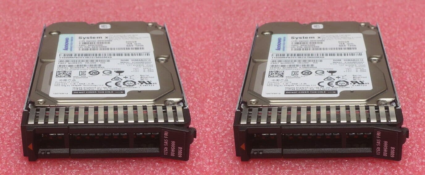 Lenovo 00xh236 4XB0G88734 600GB 10K RPM SAS 12Gb/s Hot Swap 2.5 512n